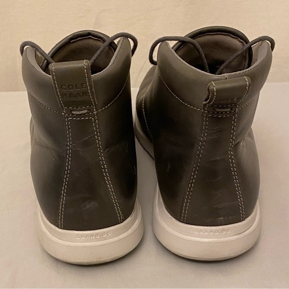 Cole Haan Men\'s Grand Plus Essex Chukka Boots Shoes Gray Lace Up Size 11.5 main image 2